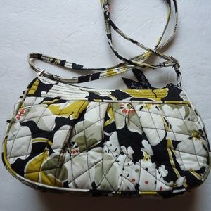 Vera Bradley "Frannie" style quilted crossbody bag.